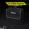 PIG1 Car Trunk Felt Storage Box Folding Organizer Auto Interior Accessories For Volkswagen VW Jetta Golf Beetle CC EOS GTI MK2 MK4