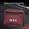 T25PU Leather Car Storage Organizer Bag Pocket For Volkswagen VW Polo Golf T5 Caddy T4 Touran GTI Passat Scirocco Tiguan GTD GTE