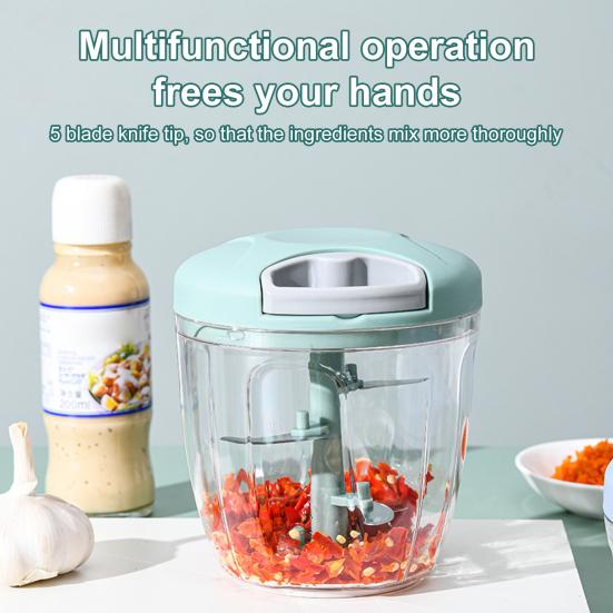 Измельчитель чеснока Кухонный комбайн Портативный измельчитель овощей Блендер Кухонный резак для овощей Фруктов Орехов Специй Чеснок Лук Имбирь