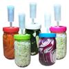 Jar Cover for Wide Mouth Mason Jar 86mm Airlock Fermentation Lids with One-way Exhaust Valve