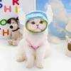 Забавная шляпа для кошки, косплей, нарядная одежда, милая шляпа для питомца, реквизит для фото, универсальная кошачья шапка для Хэллоуина, Рождества, уличной вечеринки