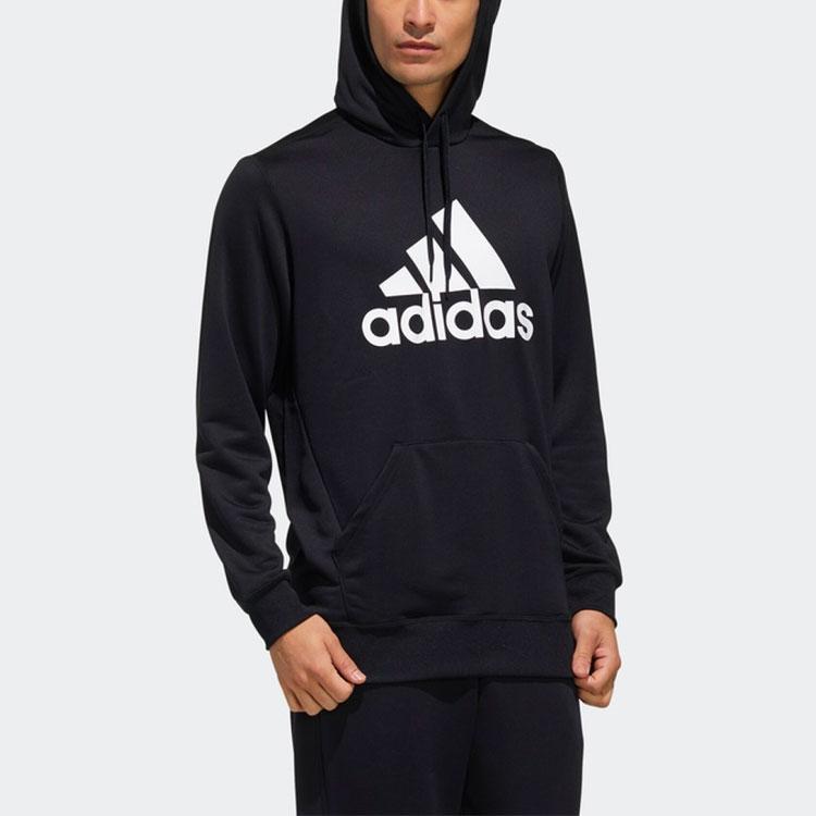 adidas Толстовки Мужские Черные С Капюшоном Умеренный Обычный FM5364