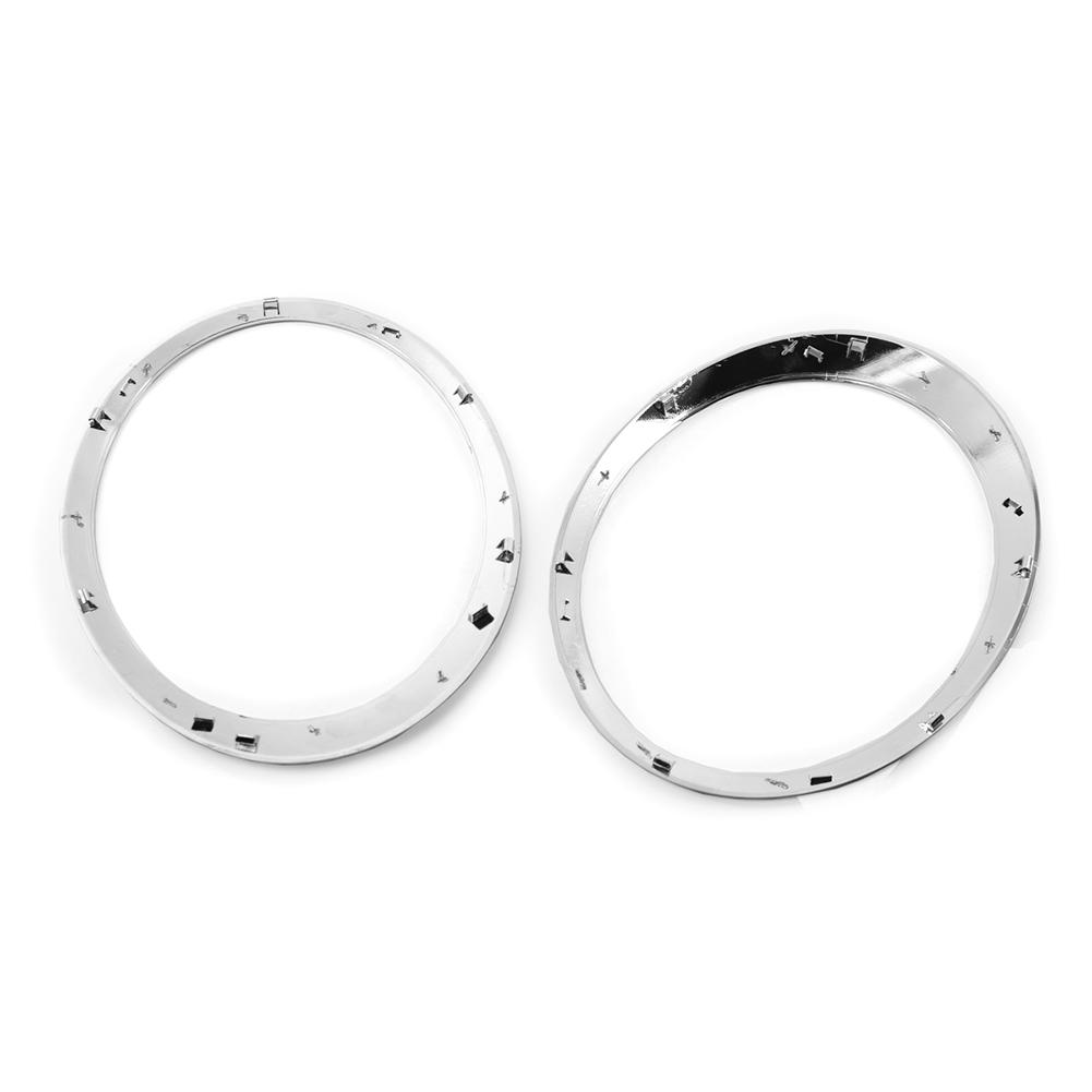 2pcs Headlight Cover Trim Ring Auto Exterior Styling Accessories for BMW Mini R55 07-15 51137149905 51137149906