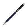Шариковая ручка WATERMAN Metropolitan Essential, Тонкий стержень, Черно-синий CT, Подарочная коробка, Парижская элегантность, Поворотный механизм, Палладиевое покрытие