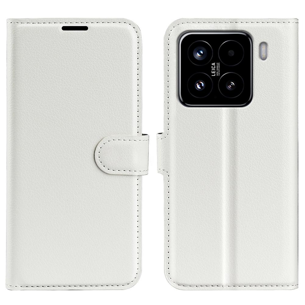Для Xiaomi 15 Чехол Текстура личи Ударопрочный Кожаный Чехол-кошелек для телефона