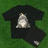 Totoro The Spirit Face T-Shirt Cute Cartoon Print Streetwear Graphic Tee Unisex