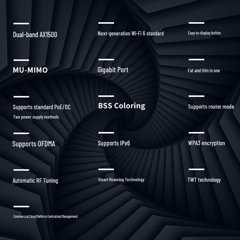 TP-LINK WiFi 6 Gigabit Ceiling Mount AP (CN version)