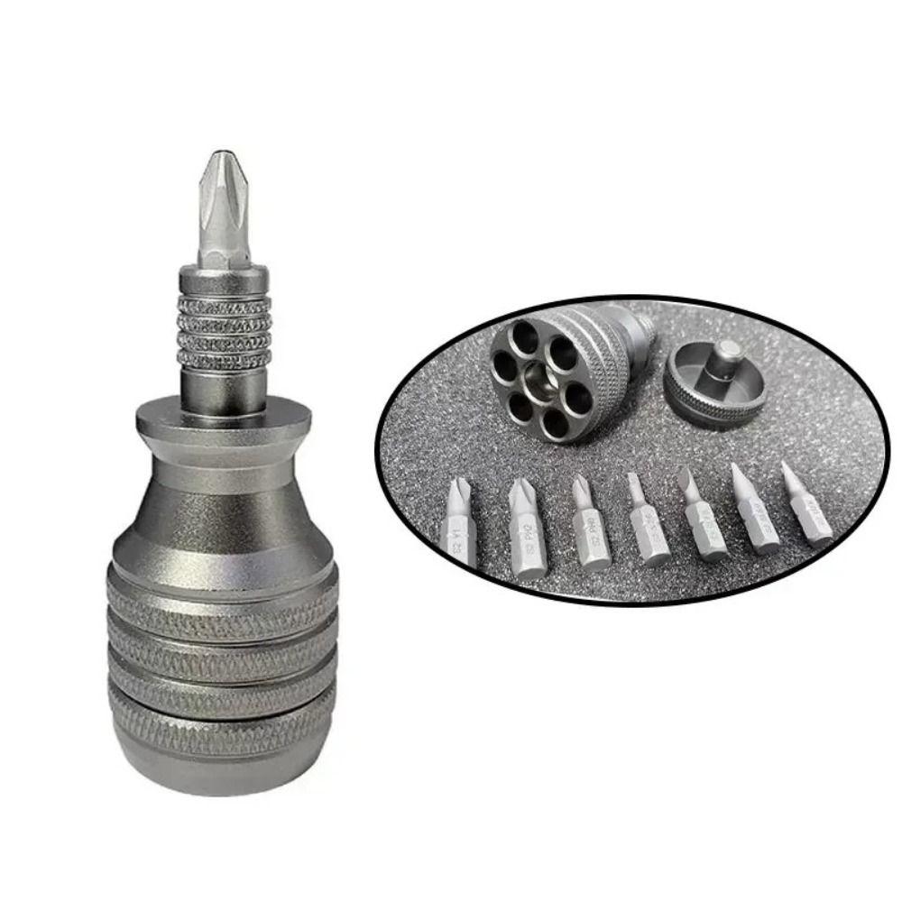 Multifunctional Screwdriver 1/4 Inch Repair Tools Portable Torx Screw Driver Bit EDC