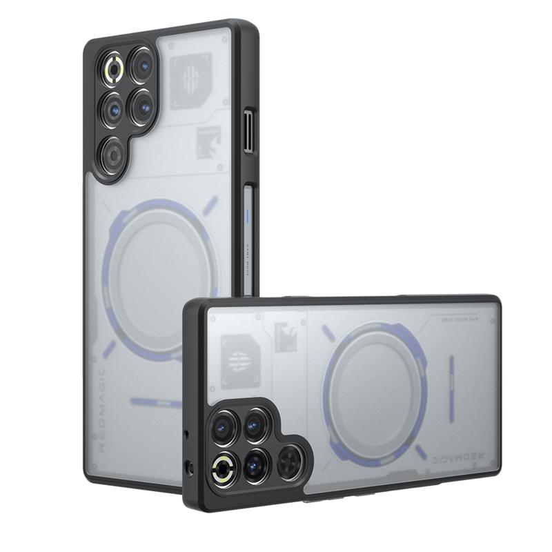 Для ZTE Nubia Red Magic 11 Pro Plus Чехол Противоударный Матовый На ощупь Матовый ПК+ТПУ Защита от отпечатков пальцев Прозрачная крышка