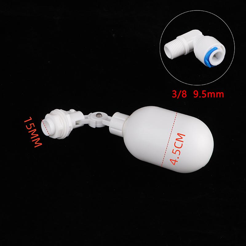 Контроль уровня резервуара для воды, система обратного осмоса 1/4 "3/8" мини-поплавковый клапан для аквариума диспенсер для воды поплавковый шаровой клапан