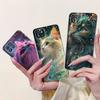 Крутой Стиль Тигр Дракон Узор Чехол для Телефона Для Realme C11 2021 2020 C12 C15 Прозрачный Мягкий Силикон ТПУ Задняя Крышка RMX3231 Чехлы