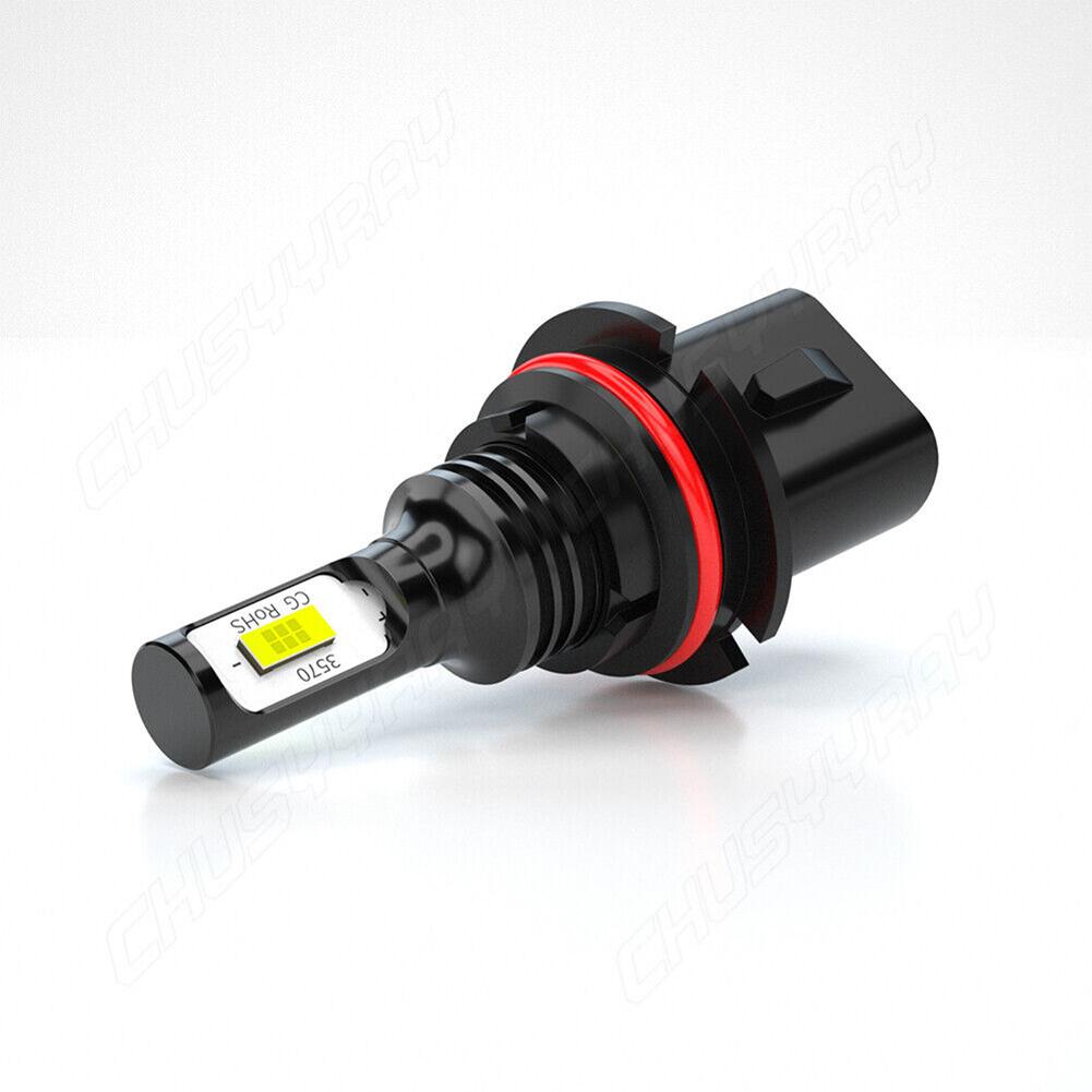 2 шт. 9007 HB5 CSP светодиодные лампы для фар комплект для переоборудования дальнего и ближнего света 6000K супер белые фары автомобильные аксессуары