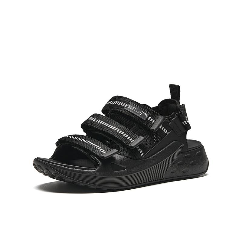 Anta Icing пляжные сандалии мужские черные белые кроссовки 912428504-5