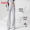Baleno Women's Casual Flared Wide-Leg Pants