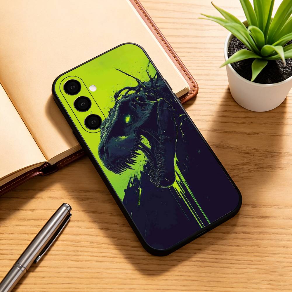 J-Jurassic D-Dinosaur World Phone Case For Samsung Galaxy A73,A72,A71,A70,A53,A52,A51,Others Soft Black Cover