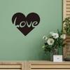 Love Metal Wall Art Элегантный металлический настенный знак Стильный настенный знак для офиса, детской и спальни | Вдохновляющий декор с цитатой