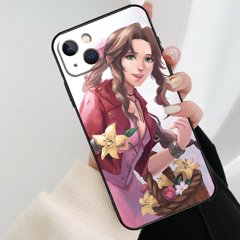 Чехол для телефона Aerith Gainsborough Final Fantasy для iPhone 11 12 13 14 15 16 Pro Max Mini X XR XS Max Plus Чехол Funda