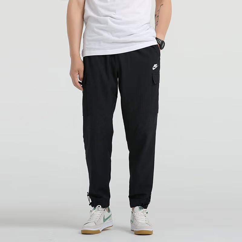 Nike Трикотажные тренировочные брюки Dri-Fit, мужские, черные, CJ4326-010