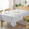1pc Simple Tablecloth Plaid Wind Waterproof And Oil Proof Home Living Room Nordic Coffee Placemat Washable Anti Fouli Home Decor