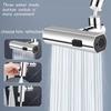 1 Stainless Steel RV Kitchen Faucet with Water-saving Nozzle, 3 Flow Modes, Pressurized Extension Splash Proof Nozzle, Polished Treatment