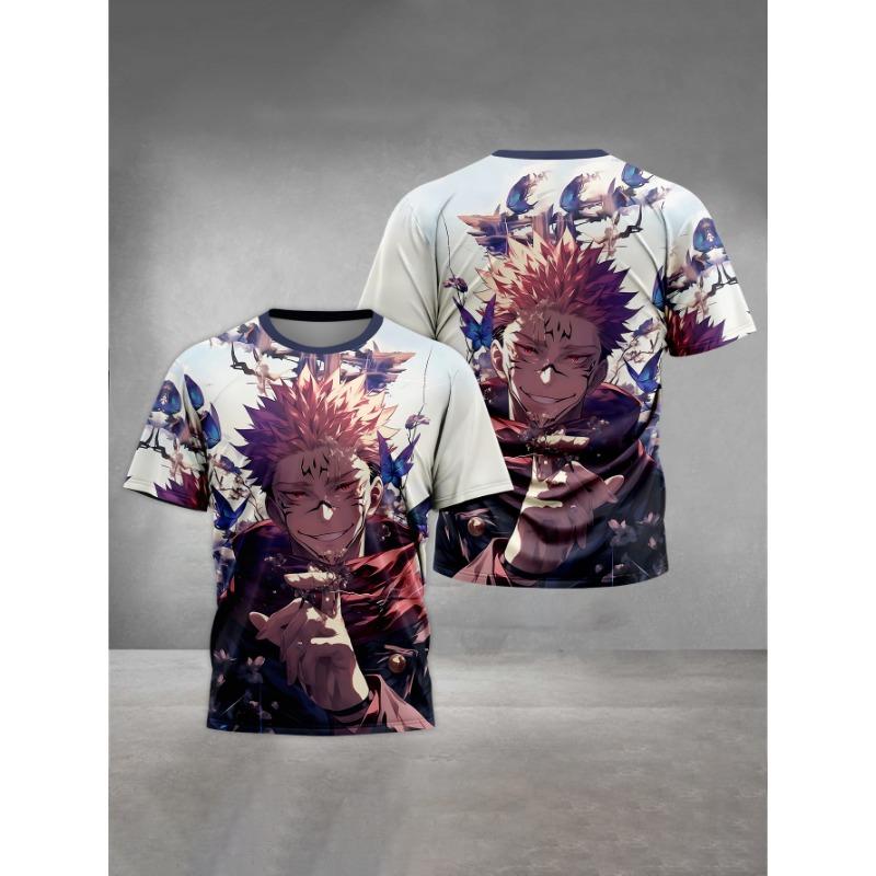 Jujutsu Kaisen Satoru Gojo Print Baby Clothing 5 To 14 Years Male Outdoor Clothes for Children Boy Girl Child T-Shirt Top Shirts