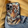 Fashion Animal Lion Tiger Wolf Soft Phone Case for iPhone 17 Air 16e Pro max 15 Pro 13 14 Plus 11 12 MagSafe Magnetic Coque