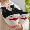 Новые тапочки shark sliders для мужчин, домашние тапочки, зимние теплые тапочки для дома, домашние тапочки cloud, мужские унисекс, пушистые шлепанцы для комнаты