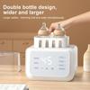 Baby Double Bottle Warmer Bottle Steriliser Water Warmer Baby Feeding Bottle Sterilizer 24H Keep Warm Glass Bottle Sterilizer