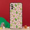 Чехол с узором авокадо для Samsung Galaxy A54 A06 A16 A26 A36 A56 A53 A32 A52 A33 A13 A55 A35 A15 A14 A34 A17