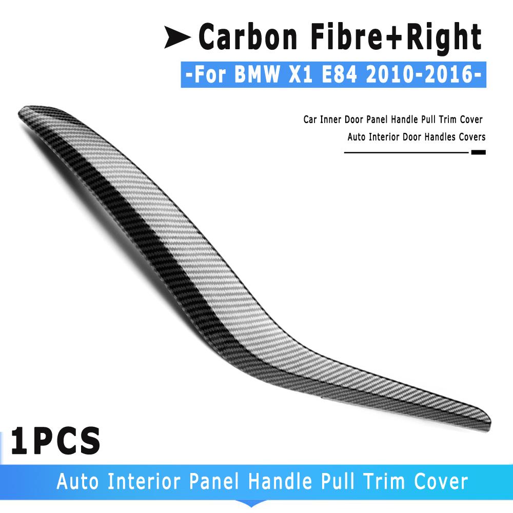 Автомобильная черная/бежевая внутренняя дверная ручка, панель, накладка, автомобильные аксессуары для BMW X1 E84 16d/16i/18d/20d 2008-2016