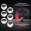 Jumper Cable Clamps Compatible With Mil-Waukee M18, 6.2FT 8AWG Portable Battery Jumper Starter Automotive Booster Cables Power For Car Jump Starting