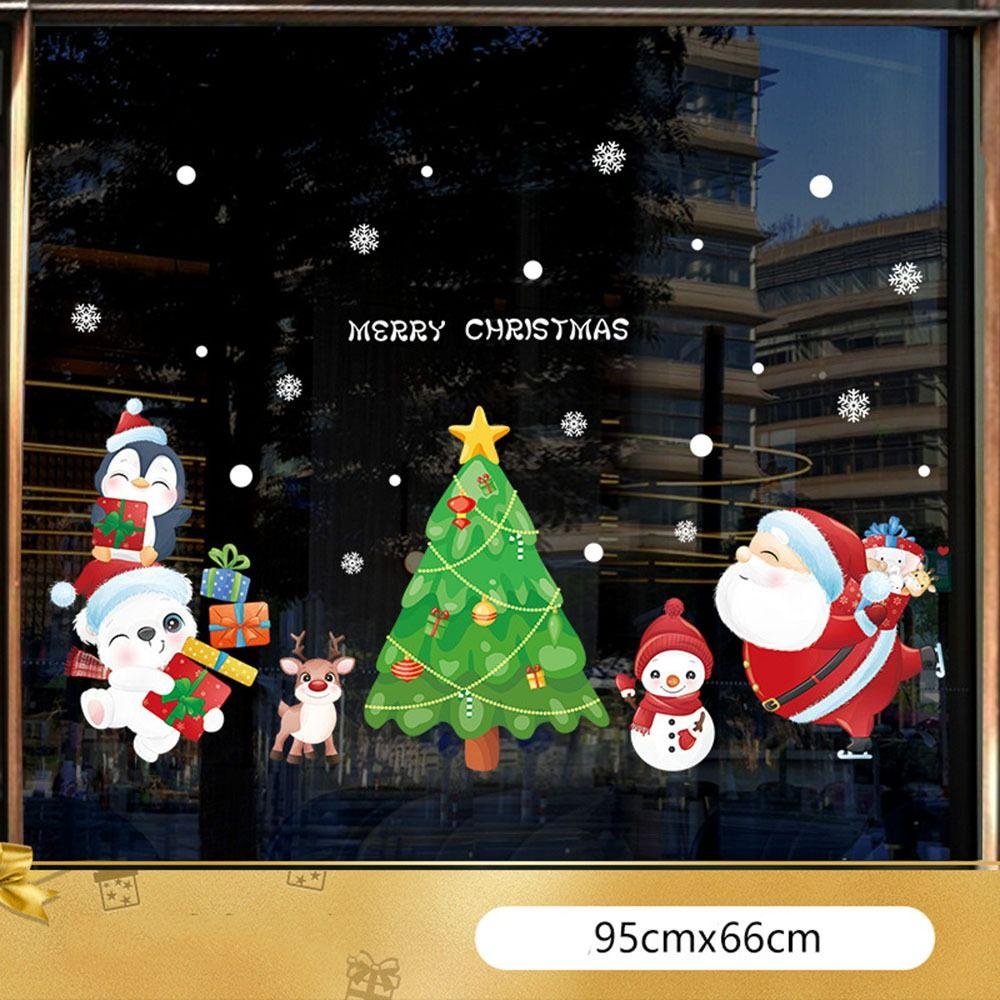 Home Decoration New Year Christmas Merry Christmas Wall Stickers Xmas Party Window Decals