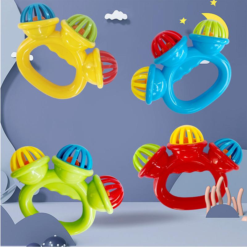 Baby Toy Rattle 0-3-12 Months Baby Soothing Hand-grabbing Rattle Educational Toy