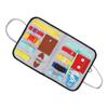 Activity Sensory Board Portable Zip Button Basic Skills Foldable Sensory Board with Carry Handle