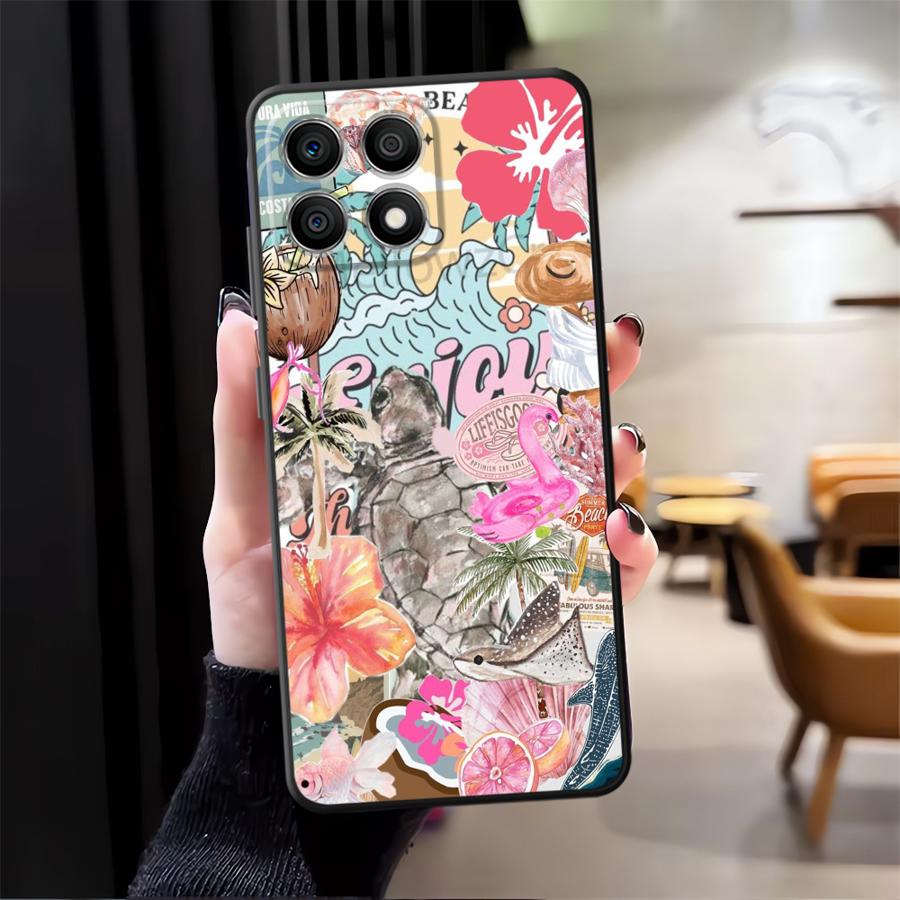 Креативный чехол с узором для Honor X9a X8 X6 70 200 400 Lite 8X Magic5Lite X5b X7 90 Чехол для телефона Funda