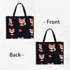 Cute Red Panda Printed Shoulder Handbag Casual Daily Tote Bag for Shopping Travel Carry