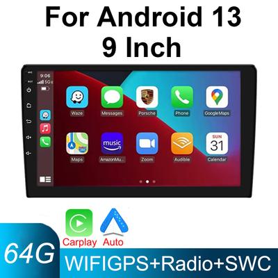 64G 2din 9" универсальный автомобильный мультимедийный видеоплеер для Toyota Hyundai Kia Nissan Honda 2DIN Android GPS Carplay/авто радио стерео