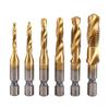 Drilling Tools Screw Thread Bit HSS Tap Drill Bits Shank Tap Drill Bits Tap Drill Bit Titanium Plated Hex Shank