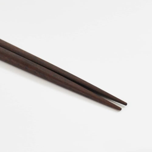 A pair of lacquered chopsticks with a paulownia wood box and chopstick rest, Honoka, 2 pairs, made in Japan