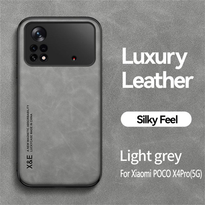 Кожаный магнитный противоударный чехол для телефона Xiaomi Poco M4 Pro 4G для Poco Poko Pocco Little M4Pro M 4 Pro 4Pro M4 Pro Задняя крышка