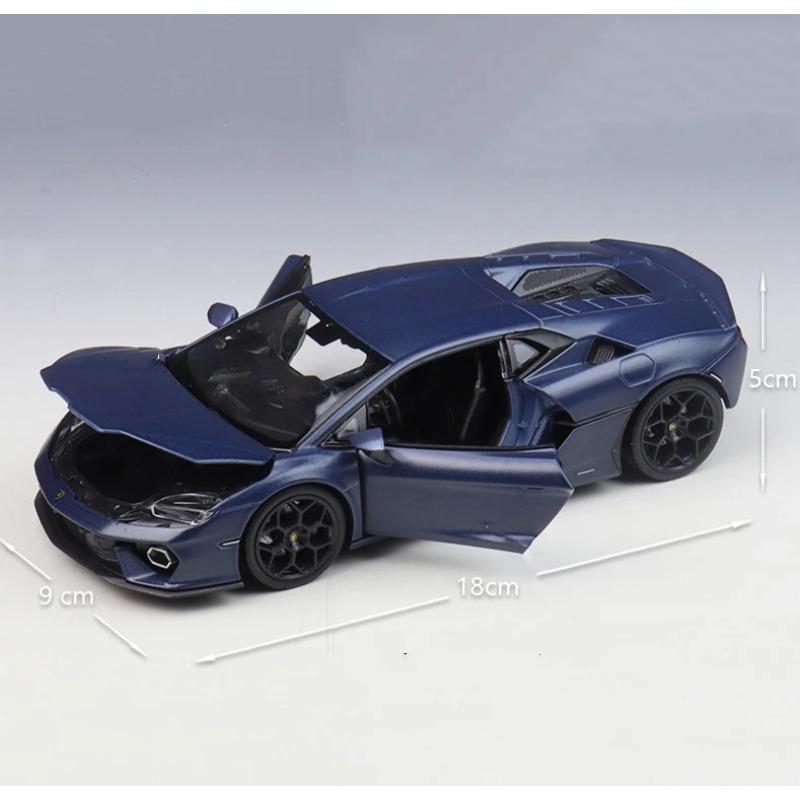 1/24 Lamborghini Temerario Сплав Спортивный Автомобиль Модель Литье под Давлением Металл Трековые Гоночные Машины Модель Автомобиля Симуляция Коллекция Подарок для Детей