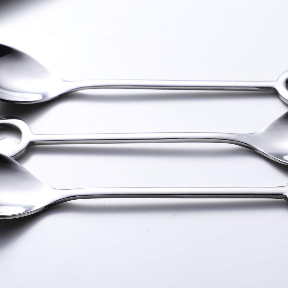 6 шт. кофейная ложка из нержавеющей стали 304, ложка для музыкальных нот, музыкальный бар, ледяной бар, креативный подарок, ложка для перемешивания, посуда, аксессуары