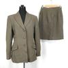 Комплект юбочного костюма TRUSSARDI Осень/Зима/Женский размер L-XL/42/44/Коричневый/Полностью на подкладке Одинарный костюм(ИСПОЛЬЗОВАЛ)