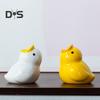 Милый держатель для зубных щеток в виде утки, высокая прочность, легко чистить, стойка для хранения зубных щеток в форме животного, украшение для ванной комнаты