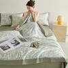 Mei Yun Ge washed silk digital printed corner style summer quilt