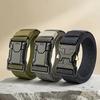 2026 New Adjustable sports outdoor tactical belt for men durable and comfortable simple belt hiking and fitness belt for men