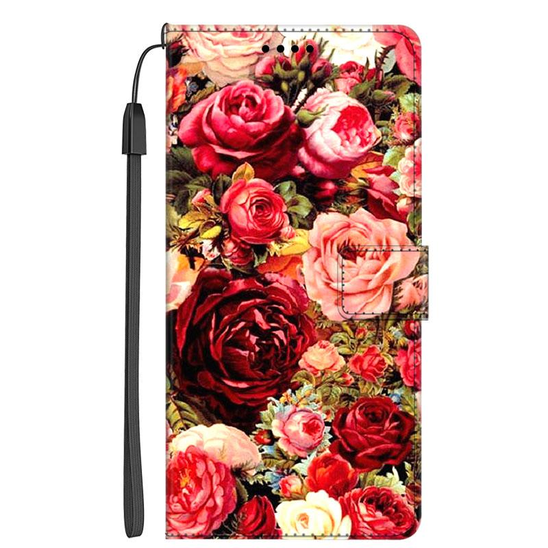 Защитный Роскошный Кожаный Чехол-Книжка на Магните Для Xiaomi Mi 11 Ultra с Рисунком Цветка Ударопрочный Чехол-Обложка Capa