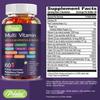 Biotin gummies, containing a mixture of vitamin B6, zinc, and iodine, 100 gummies, suitable for adults.