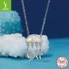 Dream Ocean Fengjiao Diy Bracelet Beaded Accessories, Exquisite S925 Sterling Silver Pendant String