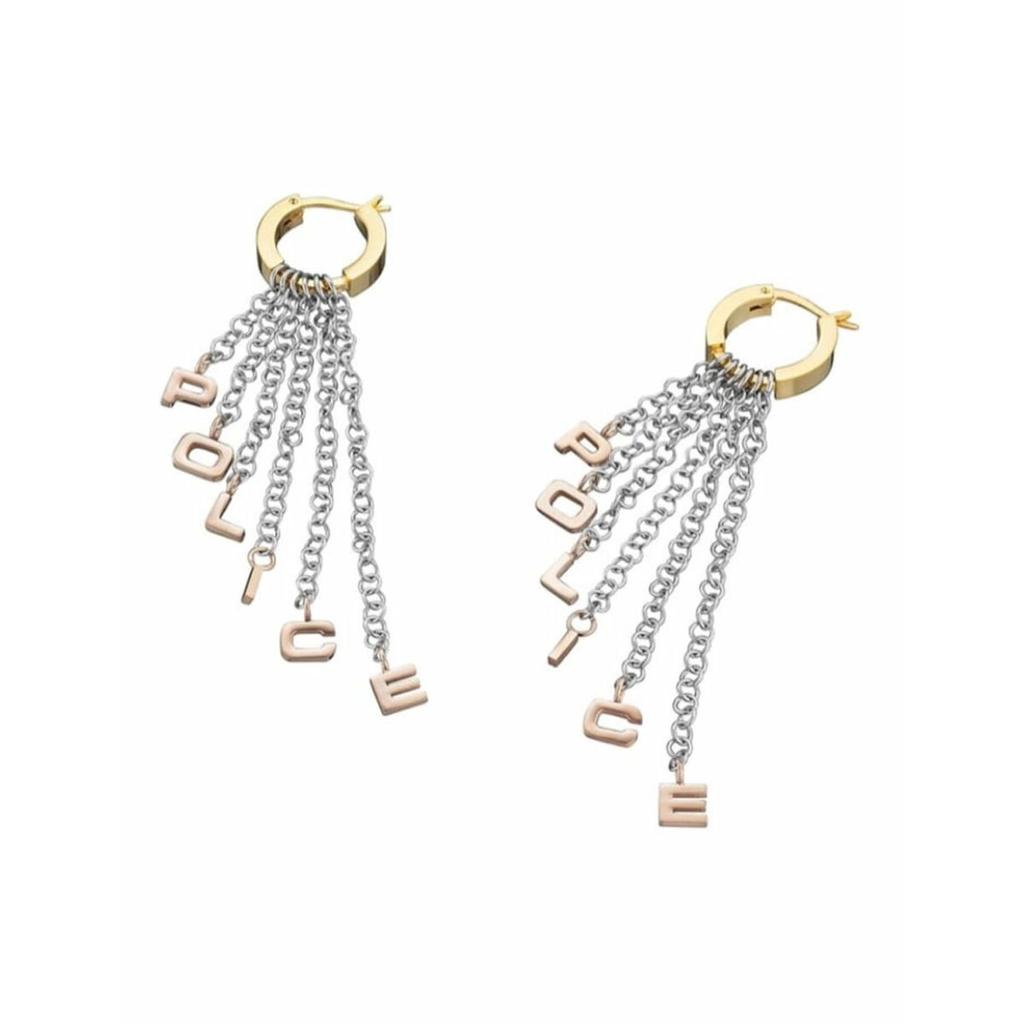 Ladies' Earrings Police PJ25596ESSGRG.01 Stainless Steel 5 Cm